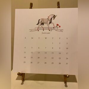 Karen Adams 2026 desk calendar refill (easel not included)